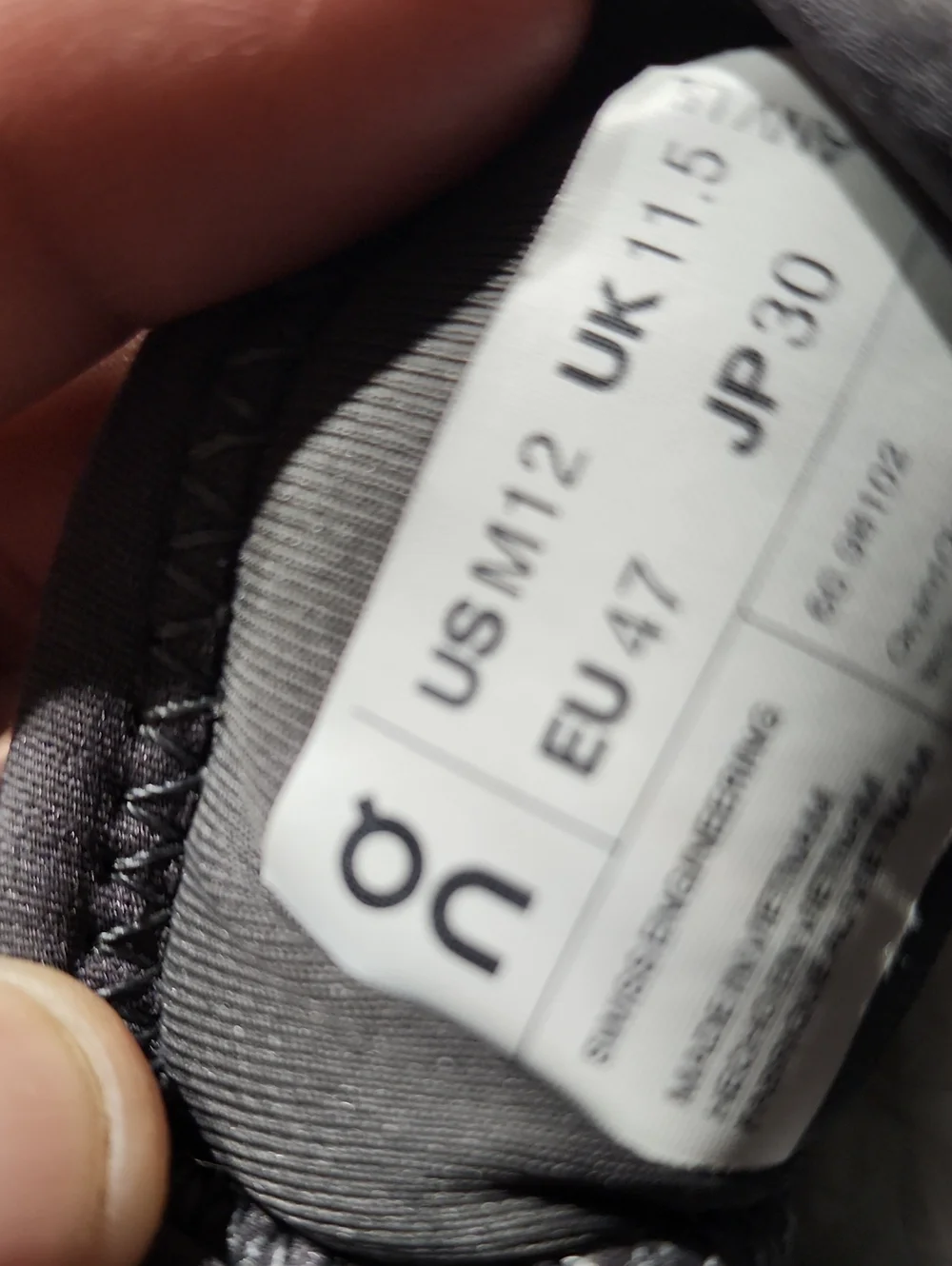 On Running light gray